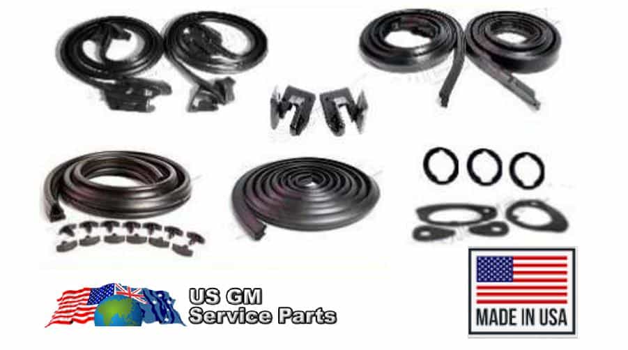 Weather Seal Kit: 69-72A GTO/Chevelle Coupe - Stage 2